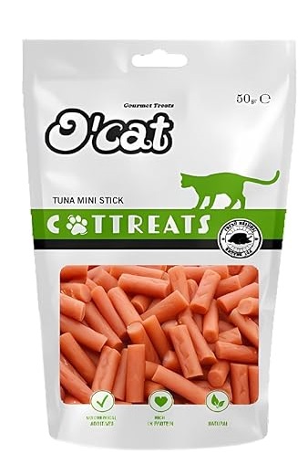 Pets Empire O'cat Dental & Training Cat Treats for All Life Stages of Cat (Tuna Mini)